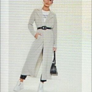 Grey Long Sleeve Maxi Duster Jacket